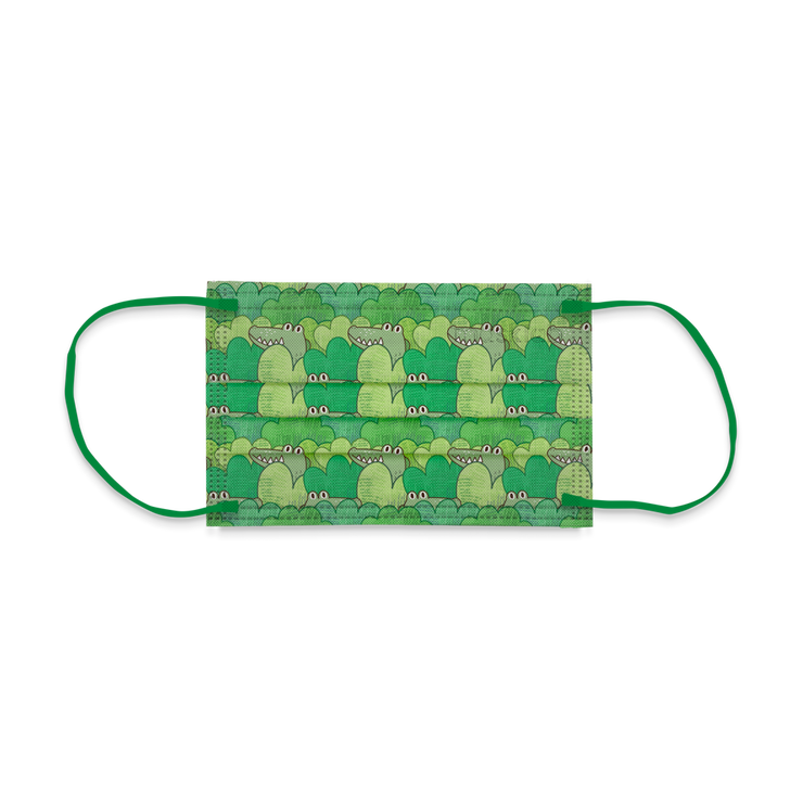 Crocodile Family Junior Size 3-ply Surgical Mask 2.0 (Pouch of 10)