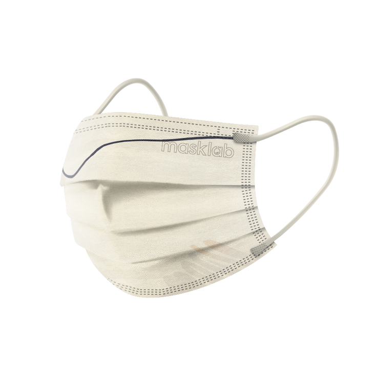 Linea on beige Adult 3-ply Surgical Mask 2.0 (Pouch of 10)