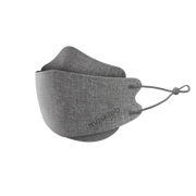 可重用口罩系列：灰色BI-ION 銀離子抑菌口罩 (1 個口罩 + 耳繩調節扣)