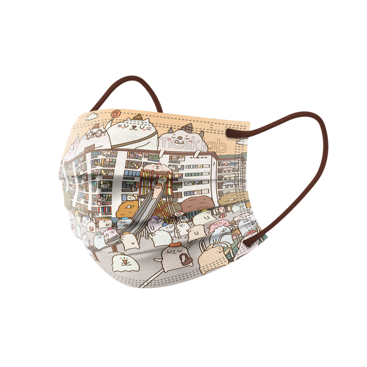 秋意樂遊遊中童三層外科口罩 2.0 (袋裝10個)