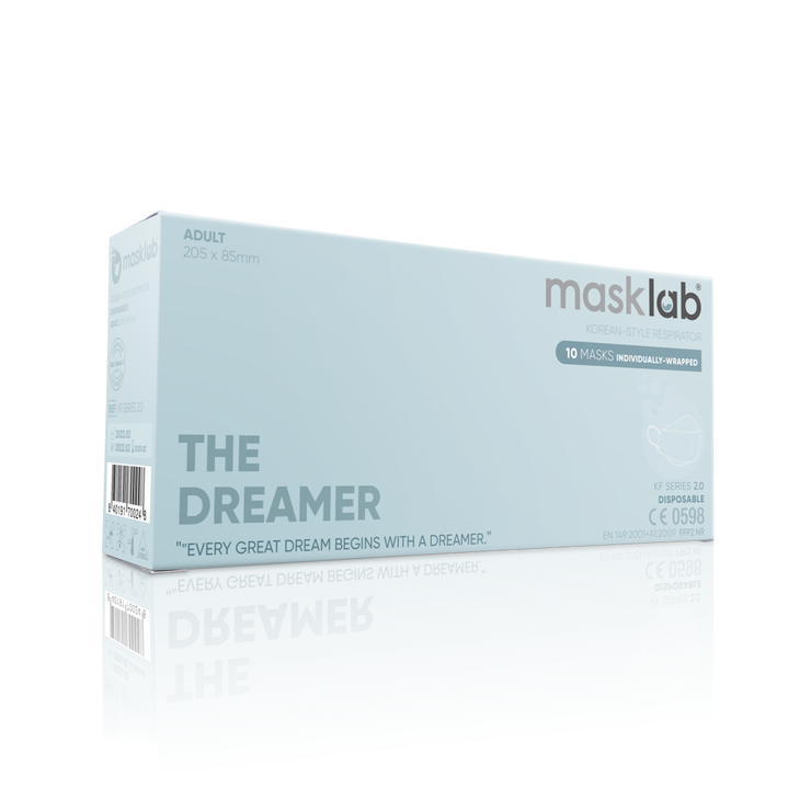 THE DREAMER成人韓式立體口罩 2.0 (盒裝10個 獨立包裝)