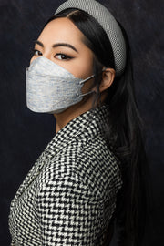薄霧灰格成人韓式立體口罩 2.0 (盒裝10個 獨立包裝)